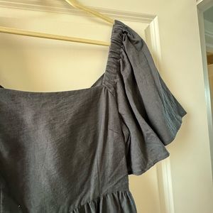 A New Day Black flutter dress sz S